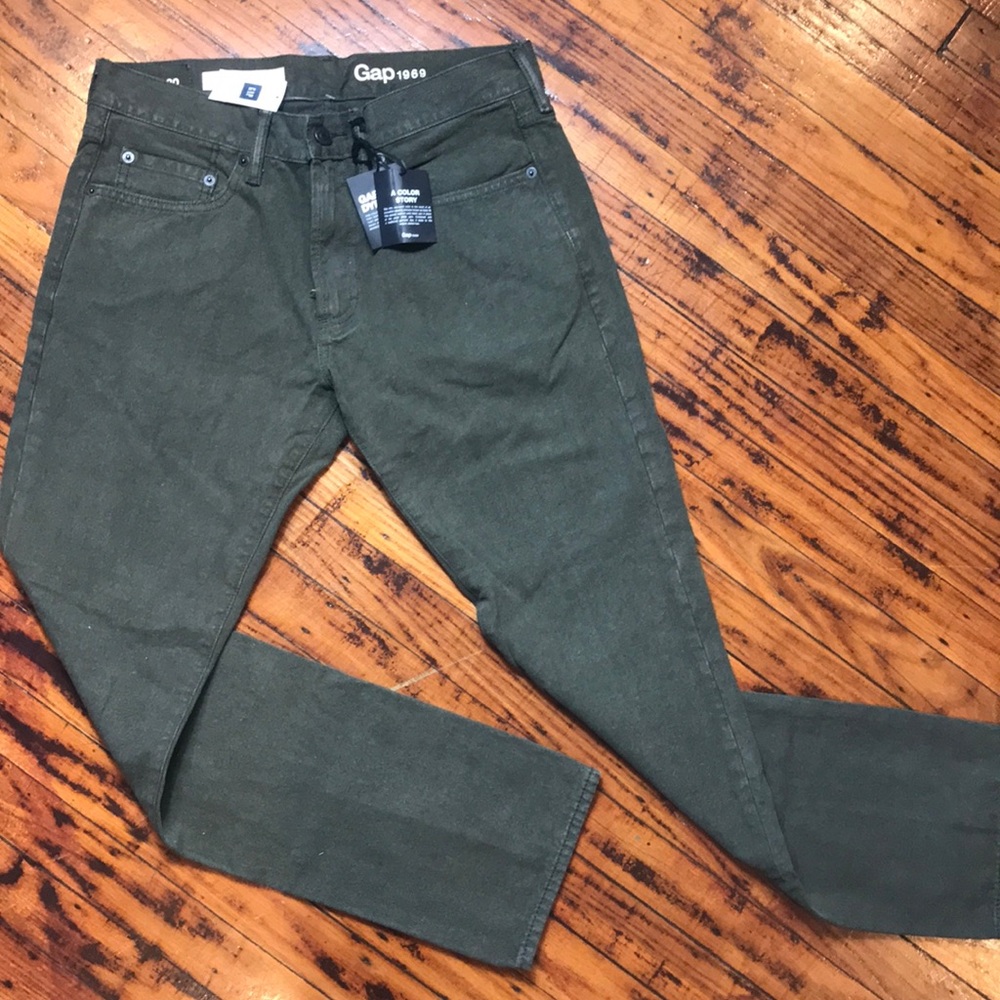 Olive Green Gap Jeans